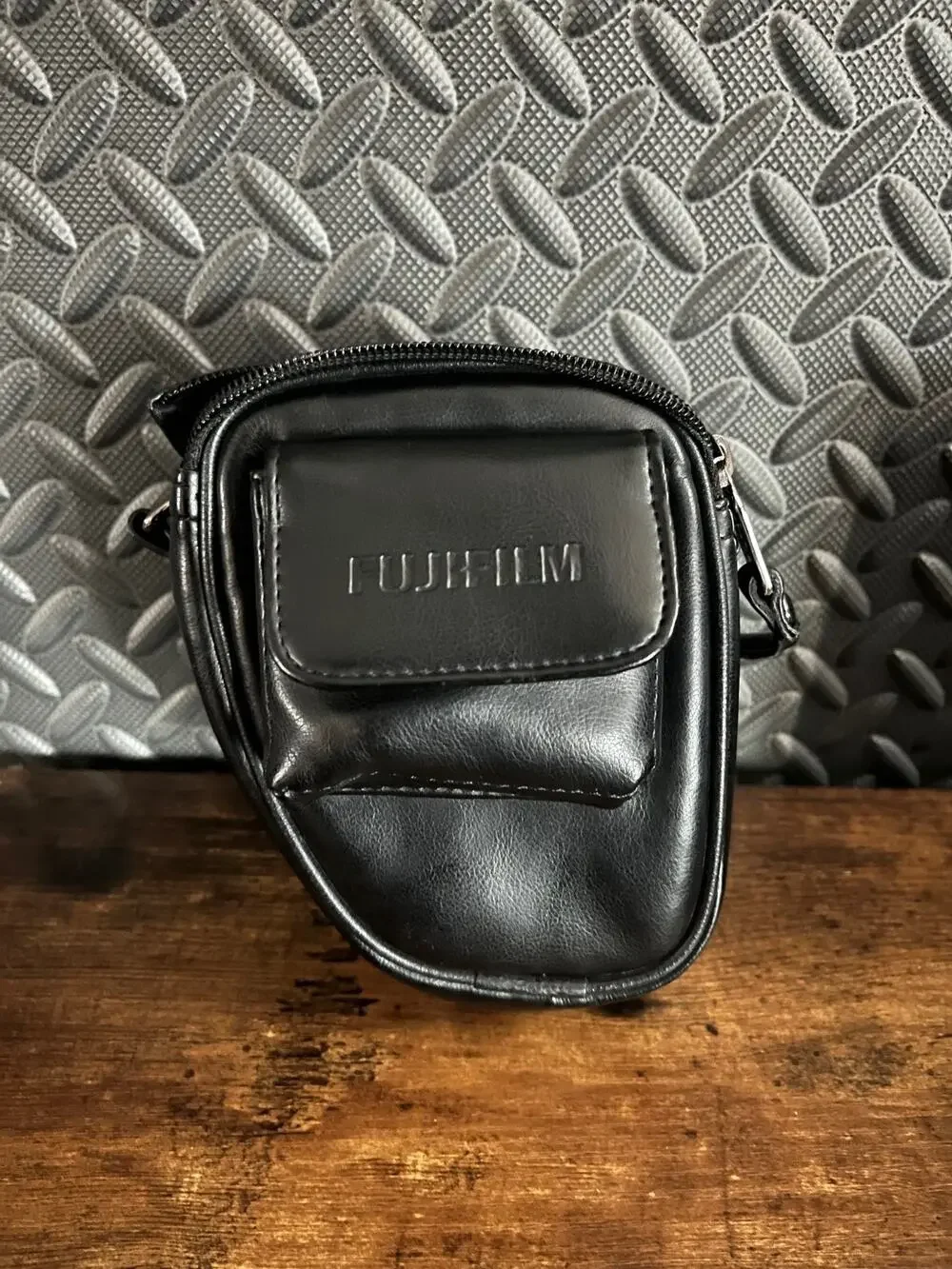 RARE Fujifilm Finepix S-Series Premium Faux Leather Camera Case Black Asymmetric